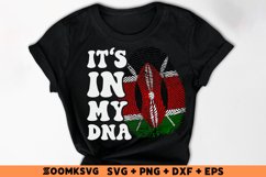 It's in my DNA Kenya Flag Fingerprint Sublimation PNG, SVG Product Image 2