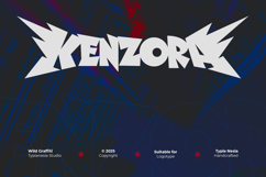 Kenzora - Wild Bold Graffiti Font Product Image 1
