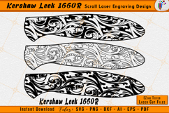 Kershaw LEEK 1660R - Scrollwork Laser Engraving Design File