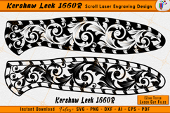 Kershaw Leek 1660R Scrollwork Laser Engraving Design File