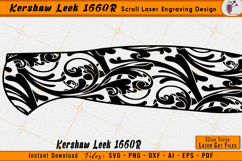 Kershaw LEEK 1660R - Scrollwork Laser Engraving Design File