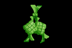 Ketupat graphic or clipart illustration design Product Image 2