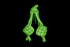 Ketupat graphic or clipart illustration vector Product Image 2