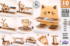 Key Holder Trays Laser Cut Bundle | Sunglasses Storage Trays Product Image 1