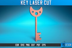 Key Laser Cut SVG Design| Santa&#039;s Magic Key Laser Design Product Image 1