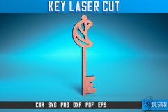 Key Laser Cut SVG Design| Santa&#039;s Magic Key Laser Design Product Image 1