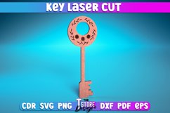 Key Laser Cut SVG | Home Laser Cut SVG Design |Key Designs Product Image 2