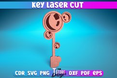 Key Laser Cut SVG | Home Laser Cut SVG Design |Key Designs Product Image 11