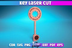 Key Laser Cut SVG | Home Laser Cut SVG Design |Key Designs Product Image 4