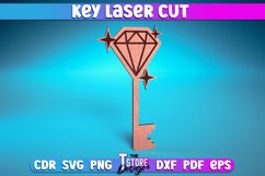 Key Laser Cut SVG | Home Laser Cut SVG Design |Key Designs Product Image 7