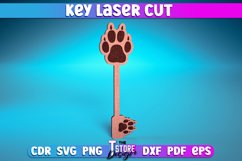 Key Laser Cut | Home Laser Cut Design | Key Design |CNC File Product Image 1