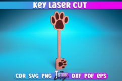 Key Laser Cut SVG | Home Laser Cut SVG Design |Key Designs Product Image 9