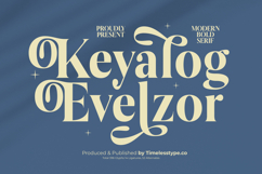 Keyalog Evelzor - Modern Bold Serif Product Image 1