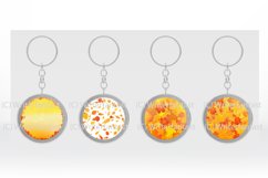 Autumn Keychain bundle. Keychain Autumn, Leaf Patterns Product Image 2