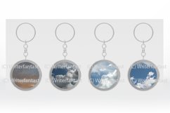 Keychain bundle. Keychain Sky and clouds Patterns Bundle. Product Image 3
