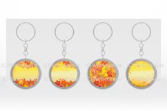 Autumn Keychain bundle. Keychain Autumn, Leaf Patterns Product Image 4