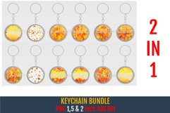 Autumn Keychain bundle. Keychain Autumn, Leaf Patterns Product Image 1
