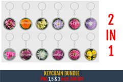 Keychain bundle. Keychain Flowers Patterns Bundle. Product Image 1