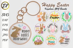 Happy Easter Keychain SVG|Easter Keychain Bundle|Easter svg Product Image 1