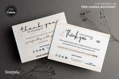 Keychain Business Thank You Card Canva Editable Template Product Image 10