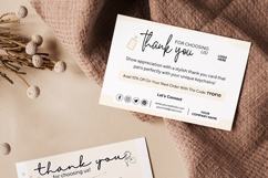 Keychain Business Thank You Card Canva Editable Template Product Image 9
