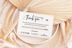 Keychain Business Thank You Card Canva Editable Template Product Image 8