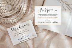 Keychain Business Thank You Card Canva Editable Template Product Image 1