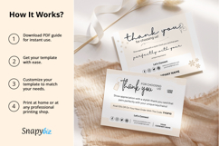 Keychain Business Thank You Card Canva Editable Template Product Image 6