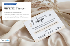 Keychain Business Thank You Card Canva Editable Template Product Image 5