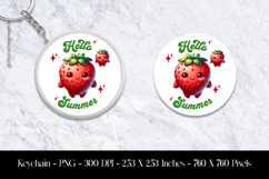 Hallo Summer Mug Wrap Sublimation Design PNG Product Image 1