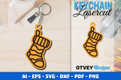 Christmas Keychain Lasercut BUNDLES Product Image 5