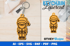 Christmas Keychain Lasercut BUNDLES Product Image 8