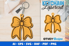 Christmas Keychain Lasercut Product Image 1