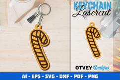Christmas Keychain Lasercut Product Image 1