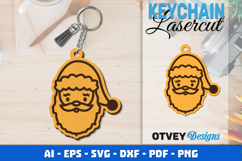 Christmas Keychain Lasercut Product Image 1
