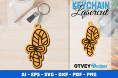 Christmas Keychain Lasercut Product Image 1