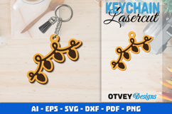 Christmas Keychain Lasercut Product Image 1