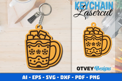 Christmas Keychain Lasercut BUNDLES Product Image 2