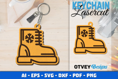 Christmas Keychain Lasercut BUNDLES Product Image 5