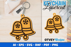 Christmas Keychain Lasercut BUNDLES Product Image 9