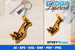 Christmas Keychain Lasercut Product Image 1