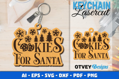 Keychain Christmas Quotes Vintage Lasercut Product Image 1