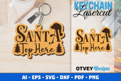 Keychain Christmas Quotes Vintage Lasercut BUNDLES Product Image 3