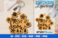 Keychain Christmas Quotes Vintage Lasercut Product Image 1