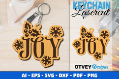 Keychain Christmas Quotes Vintage Lasercut Product Image 1