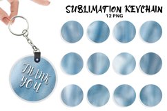 12 SET Keychain Sublimation Foil texture background Product Image 1