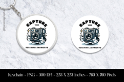 Capture Your Beautiful Moments Keychain Sublimation Design P Product Image 1