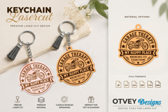 Keychain Dad's Garage Lasercut BUNDLES 12 DESIGNS Product Image 9