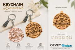 Keychain Dad's Garage Lasercut BUNDLES 12 DESIGNS Product Image 2