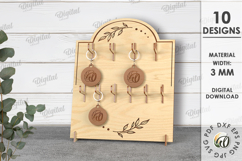 Keychain Display Bundle Laser Cut. Keyring Holder Stand SVG Product Image 14